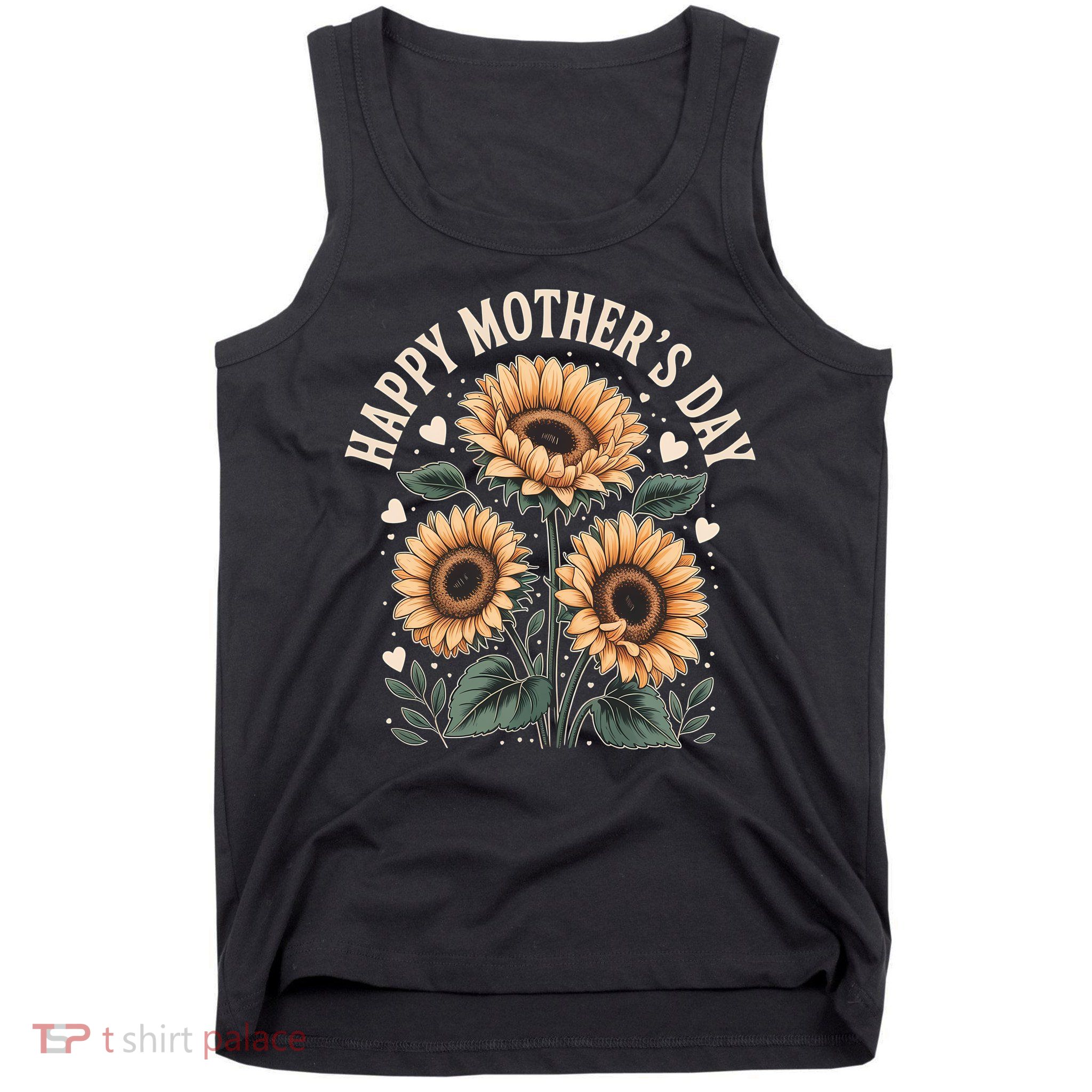 Funny Happy Mothers Day Cute Floral For Women Mom Grandma Tank Top
