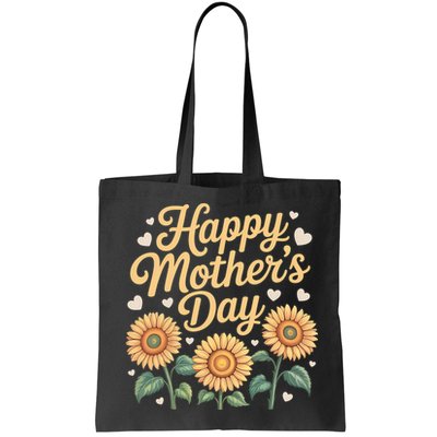 Funny Happy Mothers Day Cute Floral For Women Mom Grandma Bag