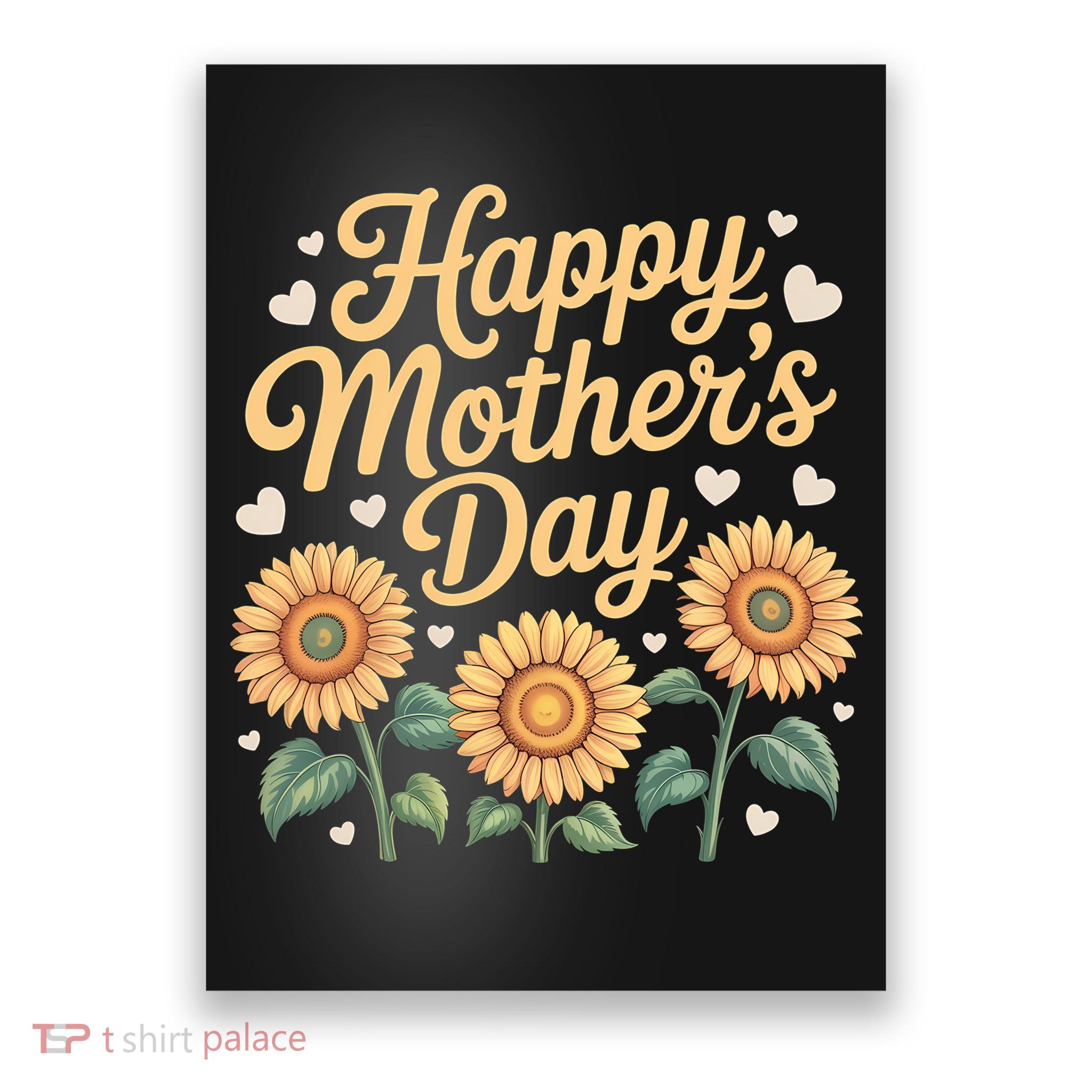 Funny Happy Mothers Day Cute Floral For Women Mom Grandma Poster