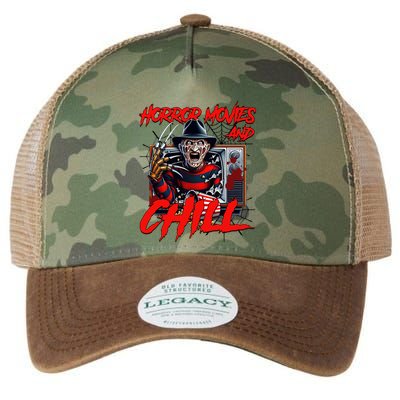 Freddy Horror Movies And Chill Scary Halloween Legacy Tie Dye Trucker Hat