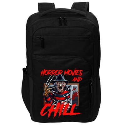 Freddy Horror Movies And Chill Scary Halloween Impact Tech Backpack