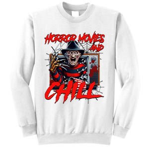 Freddy Horror Movies And Chill Scary Halloween Sweatshirt