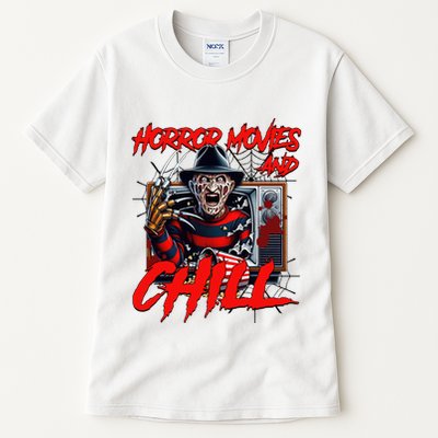 Freddy Horror Movies And Chill Scary Halloween Tall T-Shirt