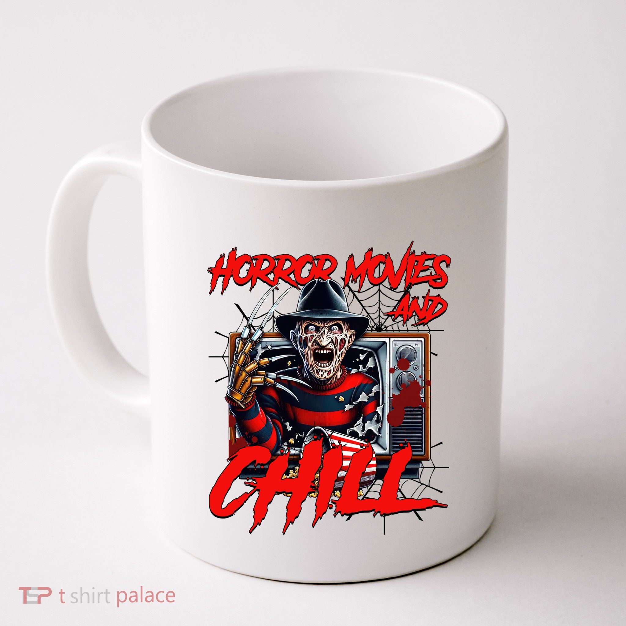 Freddy Horror Movies And Chill Scary Halloween Mug