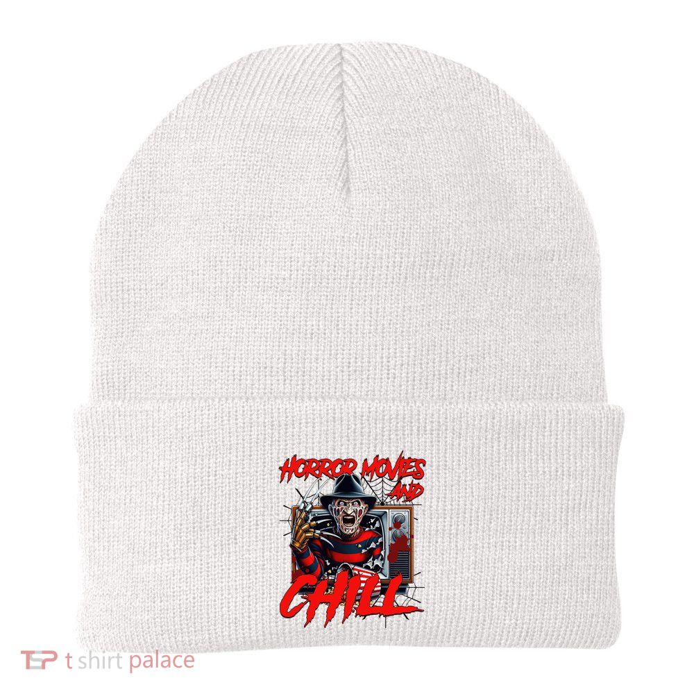 Freddy Horror Movies And Chill Scary Halloween Beanie
