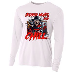 Freddy Horror Movies And Chill Scary Halloween Cooling Performance Long Sleeve Crew