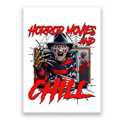 Freddy Horror Movies And Chill Scary Halloween Poster