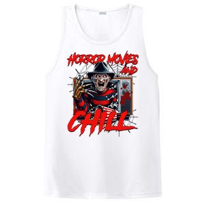 Freddy Horror Movies And Chill Scary Halloween PosiCharge Competitor Tank