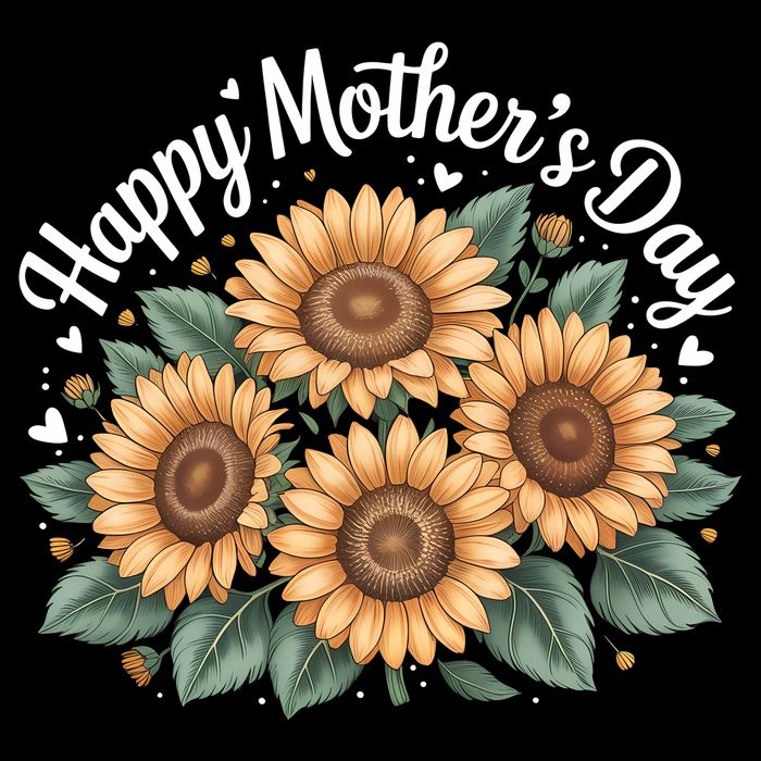 Funny Happy Mothers Day Cute Floral For Women Mom Grandma Sweatshirt