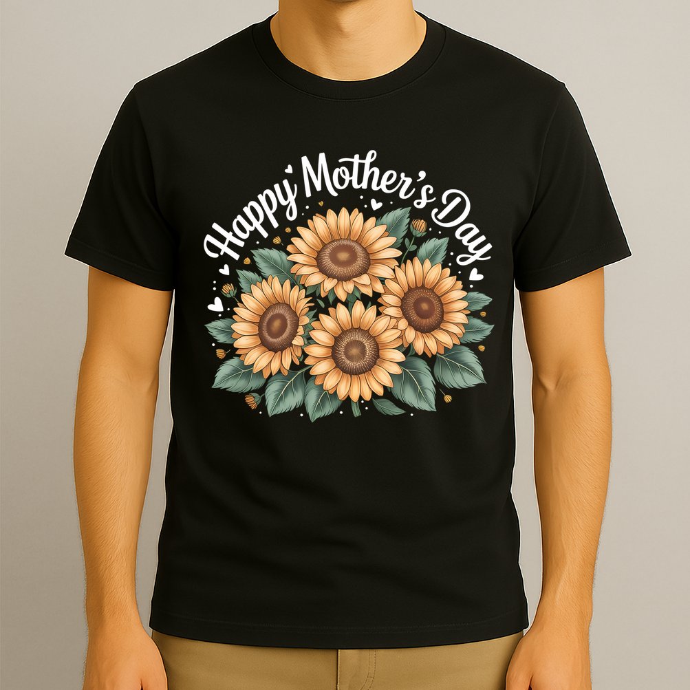 Funny Happy Mothers Day Cute Floral For Women Mom Grandma T-Shirt