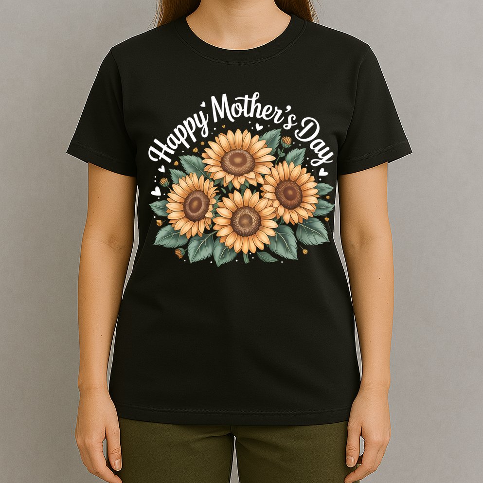 Funny Happy Mothers Day Cute Floral For Women Mom Grandma T-Shirt