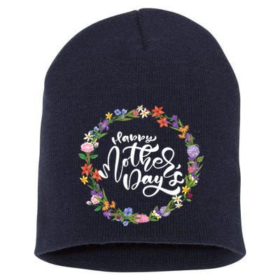 Funny Happy MotherS Day Gift For Lovers Short Acrylic Beanie