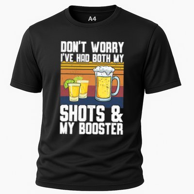 Funny Had My 2 Shots Don't Worry Had Both My Shots Tequila Performance Shirt