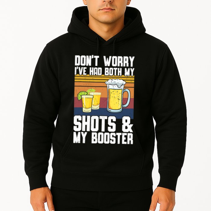 Funny Had My 2 Shots Don't Worry Had Both My Shots Tequila Hoodie