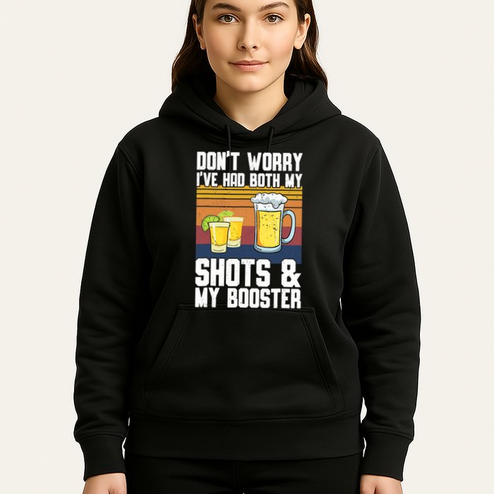 Funny Had My 2 Shots Don't Worry Had Both My Shots Tequila Hoodie