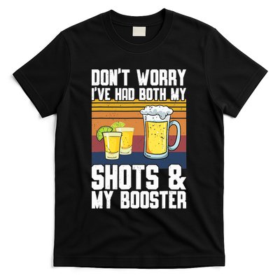 Funny Had My 2 Shots Don't Worry Had Both My Shots Tequila T-Shirt
