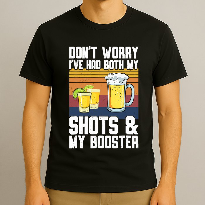 Funny Had My 2 Shots Don't Worry Had Both My Shots Tequila T-Shirt