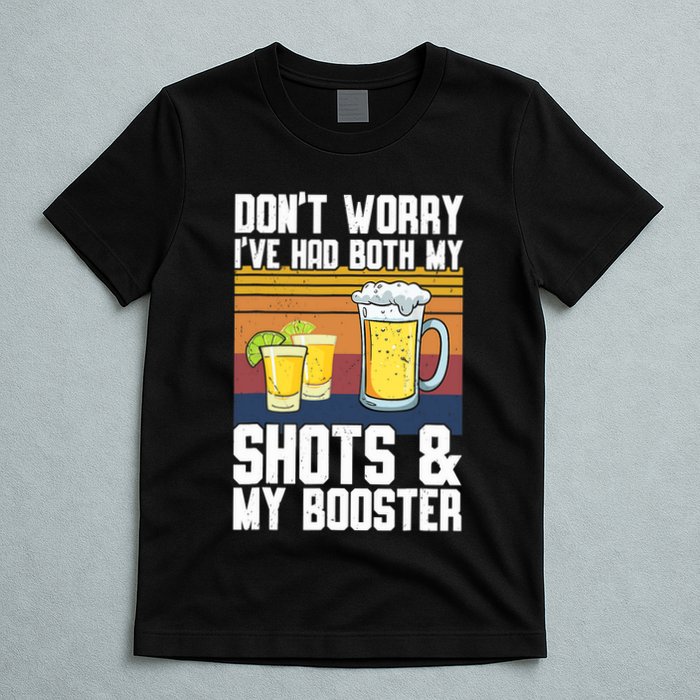 Funny Had My 2 Shots Don't Worry Had Both My Shots Tequila T-Shirt