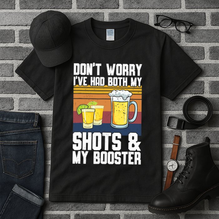 Funny Had My 2 Shots Don't Worry Had Both My Shots Tequila Tall T-Shirt