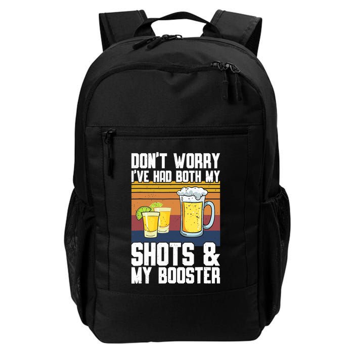 Funny Had My 2 Shots Don't Worry Had Both My Shots Tequila Backpack