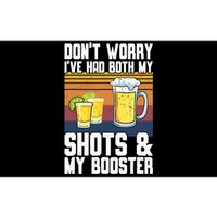 Funny Had My 2 Shots Don't Worry Had Both My Shots Tequila Bumper Sticker