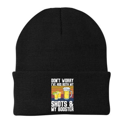 Funny Had My 2 Shots Don't Worry Had Both My Shots Tequila Beanie