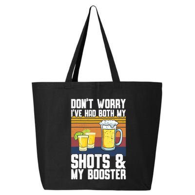 Funny Had My 2 Shots Don't Worry Had Both My Shots Tequila 25L Jumbo Tote