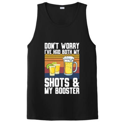 Funny Had My 2 Shots Don't Worry Had Both My Shots Tequila PosiCharge Competitor Tank