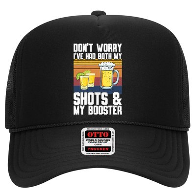 Funny Had My 2 Shots Don't Worry Had Both My Shots Tequila Trucker Hat
