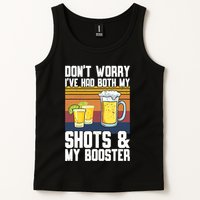 Funny Had My 2 Shots Don't Worry Had Both My Shots Tequila Tank Top