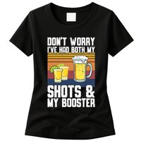 Funny Had My 2 Shots Don't Worry Had Both My Shots Tequila Womens T-Shirt