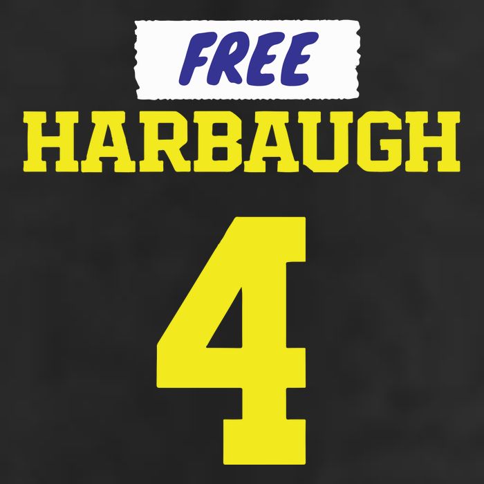 Free Harbaugh Michigan Football Jj Mccarthy 7 Panel Mesh Trucker Snapback Hat