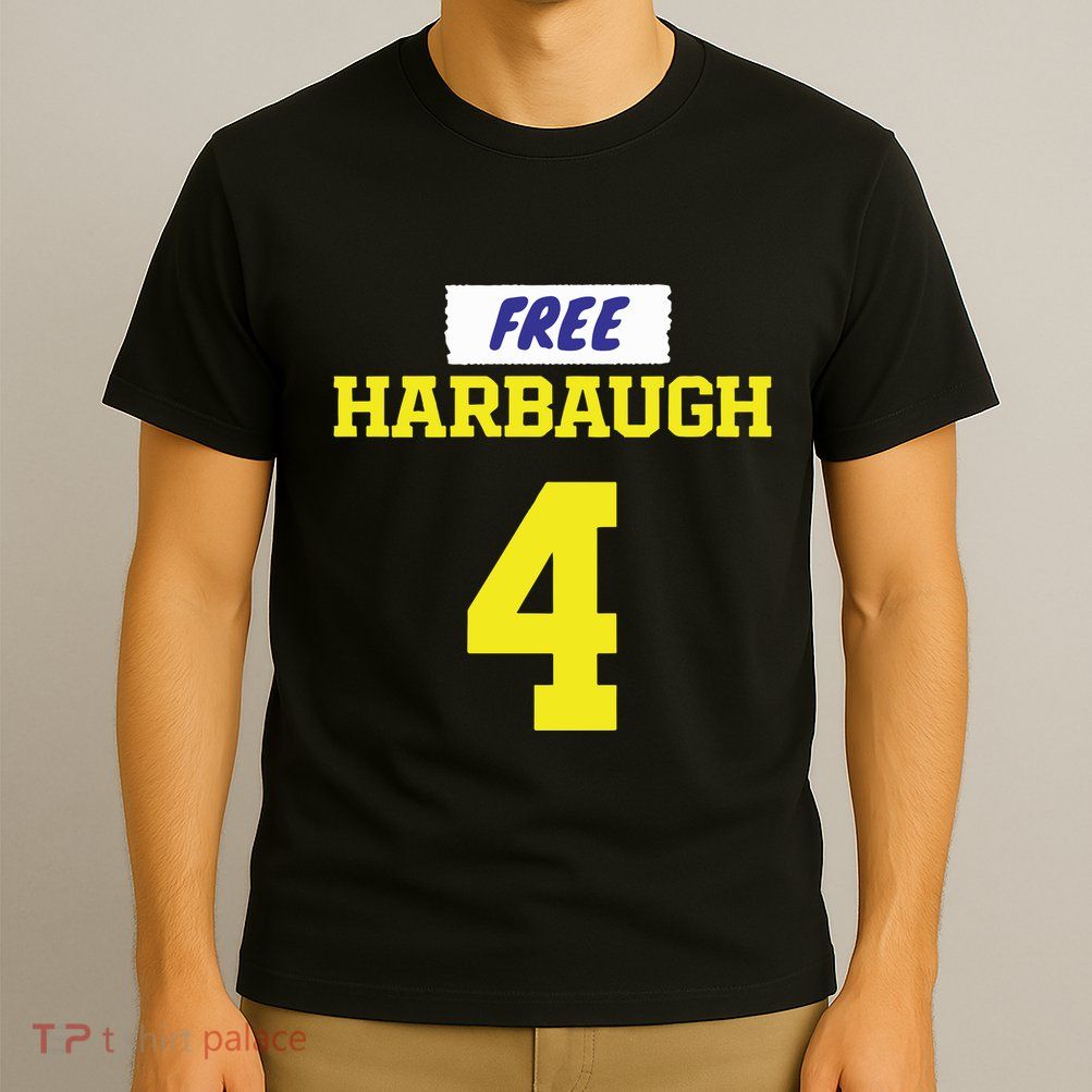 Free Harbaugh Michigan Football Jj Mccarthy T-Shirt