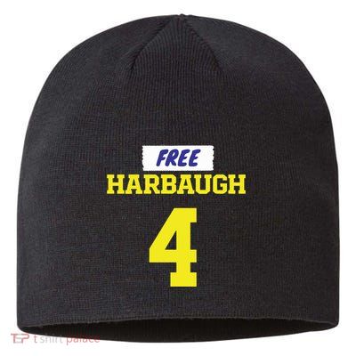 Free Harbaugh Michigan Football Jj Mccarthy Sustainable Beanie