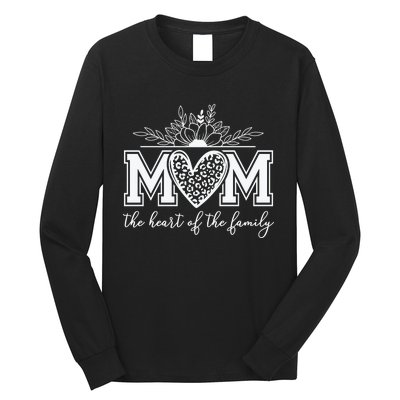 Family Heart Mom Love Long Sleeve Shirt