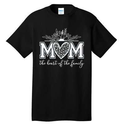 Family Heart Mom Love Tall T-Shirt