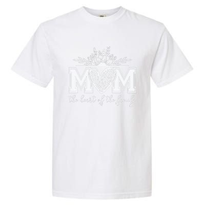 Family Heart Mom Love Garment-Dyed Heavyweight T-Shirt