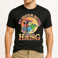 Funny Halloween My Broom Broke So Now I Go Hiking Cooling Performance Crew T-Shirt