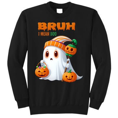 Funny Halloween Meme Bruh I Mean Boo Sweatshirt