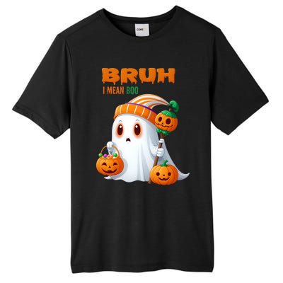 Funny Halloween Meme Bruh I Mean Boo Tall Fusion ChromaSoft Performance T-Shirt