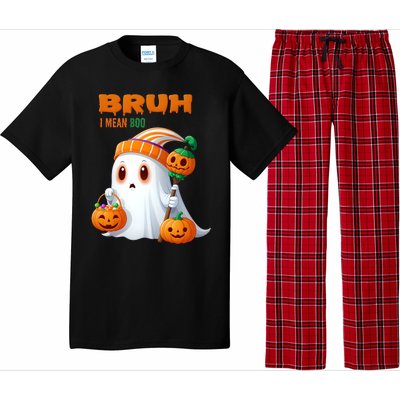 Funny Halloween Meme Bruh I Mean Boo Pajama Set