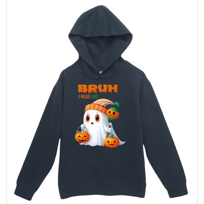 Funny Halloween Meme Bruh I Mean Boo Urban Pullover Hoodie