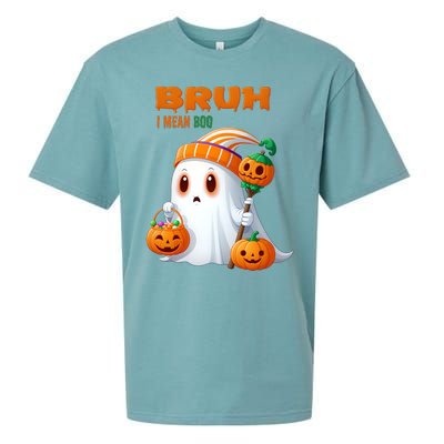 Funny Halloween Meme Bruh I Mean Boo Sueded Cloud Jersey T-Shirt