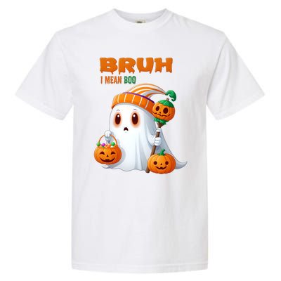 Funny Halloween Meme Bruh I Mean Boo Garment-Dyed Heavyweight T-Shirt