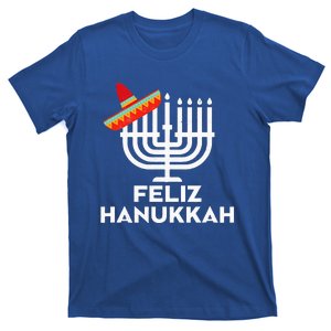 Feliz Hanukkah Menorah Chanukah Gifts Jewish Chrismukkah  T-Shirt