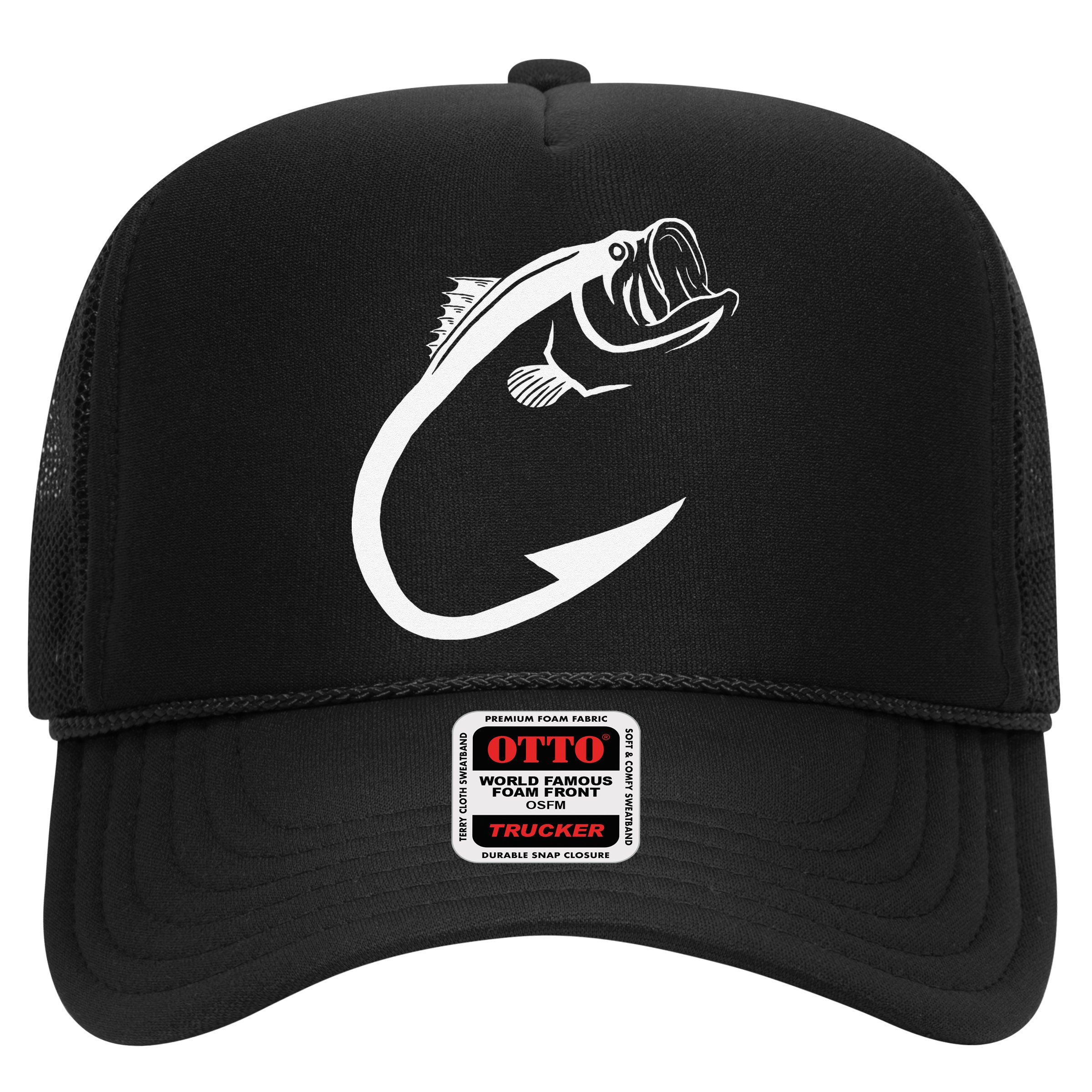 Fish Hook Minimal Art Cool Fishing Lover Art Lover Gift Hat