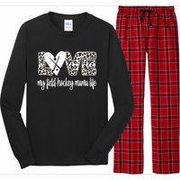 Field Hockey Mama Life Mom Of A Field Hockey Player Long Sleeve Pajama Set