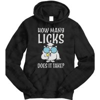 Funny How Many Licks Does It Take? Funny Owl Tie Dye Hoodie