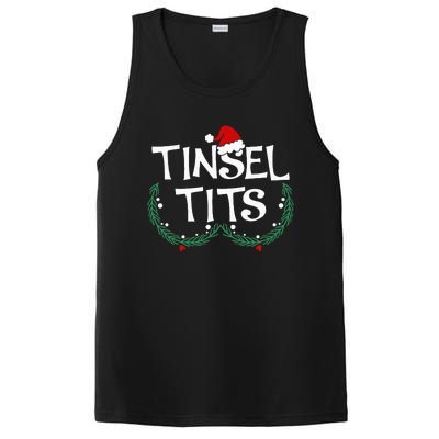 Festive Holiday Matching Couples Sweaters Jingle Balls & Tinsel PosiCharge Competitor Tank