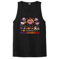 Flamingo Halloween Merry Christmas Happy Hallothanksmas PosiCharge Competitor Tank